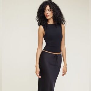 Dynamite Black Nola Sculpt Tank Top